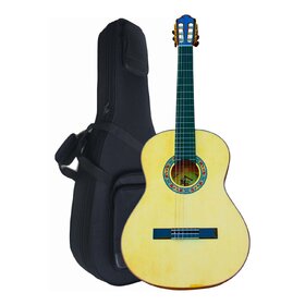 MF2000 Hand Made Solid Wood Flamenco Guitar with Foam Case 