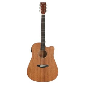 BlackDevilPly Black Devil Plywood Acoustic Electric Guitar