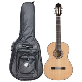 HG39303B Classical Solid Cedar Top Guitar with Heavy Duty Classic Guitar Bag