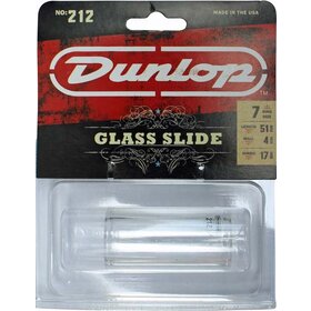 JD212 Jim Dunlop Glass Guitar Slide - Heavy Wall, Short