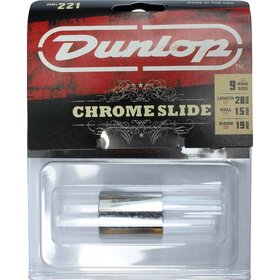 JD221 Jim Dunlop Chrome Guitar Slide - Medium Wall, Knuckle