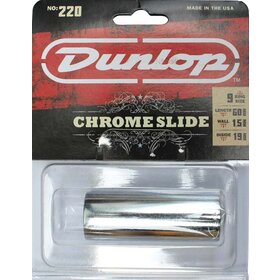 JD220 Jim Dunlop Chrome Guitar Slide -  Medium Wall 