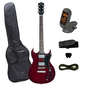 SGRDPLUS Artist Red Electric Guitar + Bonus Accessories