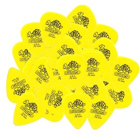 JD4180.73 Dunlop Tortex Guitar Pick - Yellow.73mm/ 72 Pieces