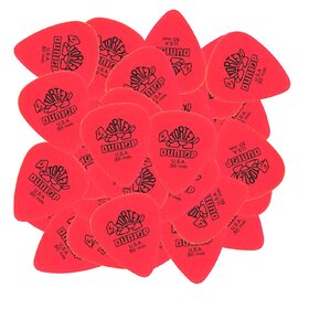 JD418R0.50 Dunlop Tortex Guitar Pick - Red.50mm/ 72 Pieces