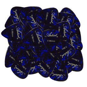 AP12A0.96 Coloured Celluloid Guitar Picks - 0.96mm/ 72 Pieces