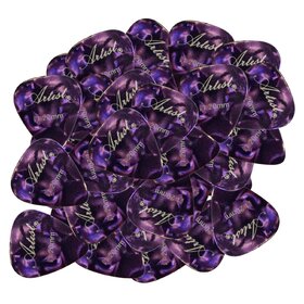 AP12A1.2 Coloured Celluloid Guitar Picks - 1.2mm/ 72 Pieces