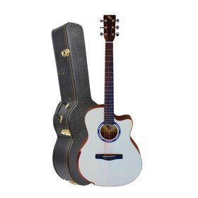 HHW41JCE403A+C New Hand Made Solid Wood Guitar with Hard Wood  Case