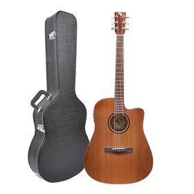 HHW41CE410+C New Hand Made Solid Blackwood Guitar with Hard Case