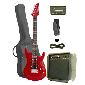 AG30TRDPK Artist Red Electric Guitar Pack, with Amp