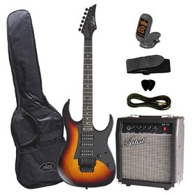 AG34PKTSB Artist Tobacco Sunburst Electric Guitar Pack + Amp and Accessories