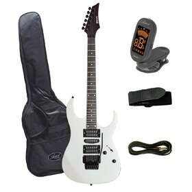 AG70PLUS Artist White AG70 Electric Guitar + Bonus Accessories