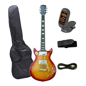 DC60CSBPLUS Artist Cherry Sunburst Electric Guitar with Wilkinson Pickups + Bonus Accessories
