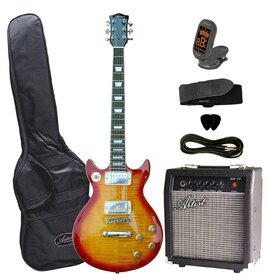 DC60CSBPK Artist Cherry Sunburst Electric Guitar with Wilkinson Pickups + Amp & Accessories