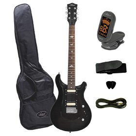 SRP New Artist Black Arch-Top Electric Guitar