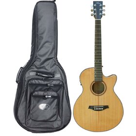 HW40CE303+BAG New 40" Solid Top Guitar with Cutaway& Bag