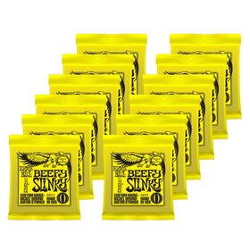 EB2627 12 Pack Ernie Ball 2627 Nickel Wound Beefy Slinky Custom Gauge Electric Guitar Strings 11 - 54