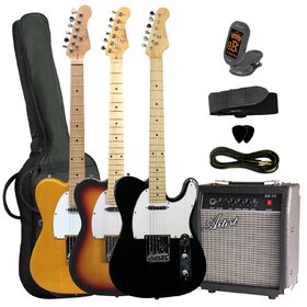 TC Style Electric Guitar Package with Amp & Accessories