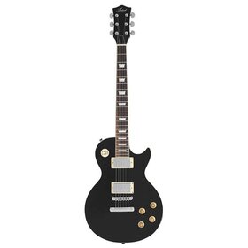 LPBK (BB) Damaged Les Paul Style Guitar Black