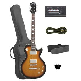 LPTSB (BB) Damaged Les Paul Style Guitar Sunburst