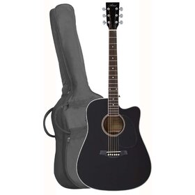 LSPCEQBK(BB)2 Black Acoustic Electric Cutaway Guitar Pack - Factory Second
