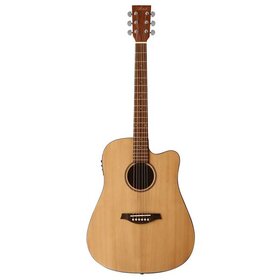 DCB350(BB) Damaged Solid Top  Dreadnought Acoustic Electric Guitar - Factory Second