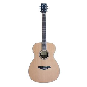 OMC100EQ (BB) OM Size Solid top Acoustic Guitar with built-in tuner - Factory Second - Headstock Blemish