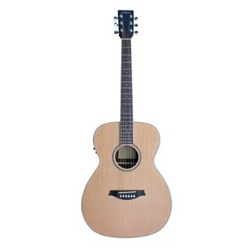 OMC100EQ (BB) OM Size Solid top Acoustic Guitar with built-in tuner - Factory Second
