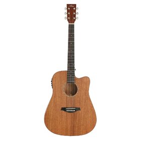 BlackDevilPly(BB) Black Devil Plywood Acoustic Electric Guitar  - Factory Second