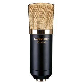PCK550(BB) Microphone 34mm Large Gold-Plated Diaphragm Provides Clear, Exquisite and Mellow Sound Reproduction - Factory Second 