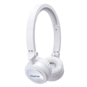 ML650WHITE(BB) Folding Headphones with Swiveling Earcup - Factory Second