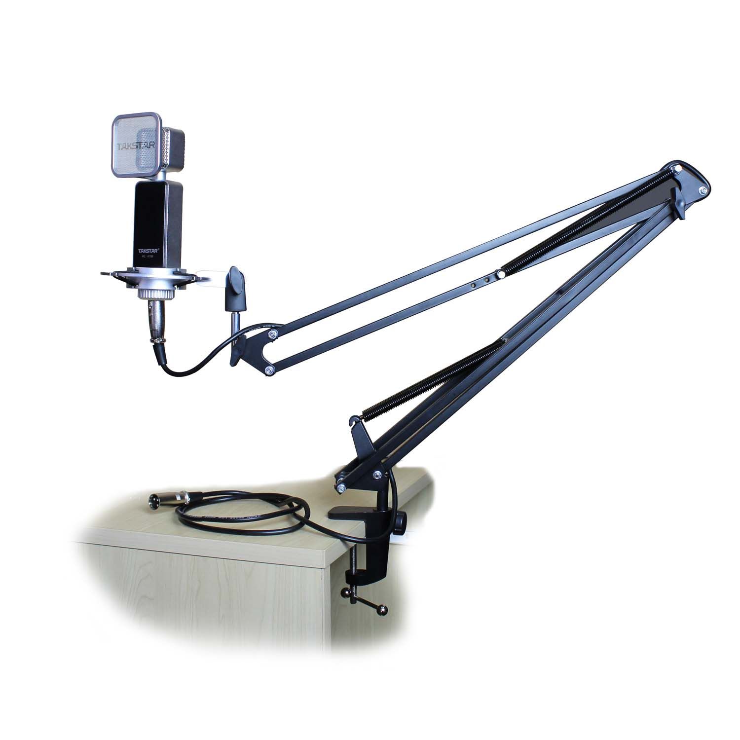 Artist MK002B Desktop Clamp Attachable Microphone Boom Stand