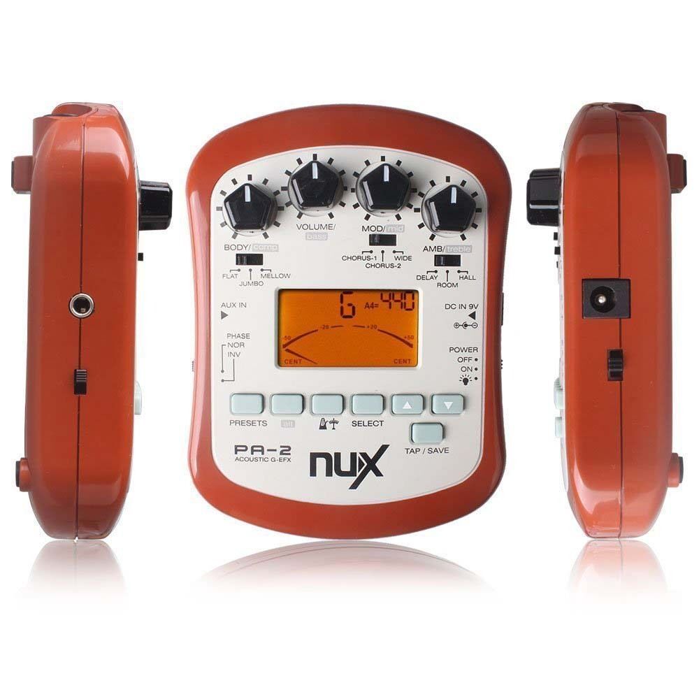 Nux PA2 Portable Acoustic Guitar MultiEffects Unit