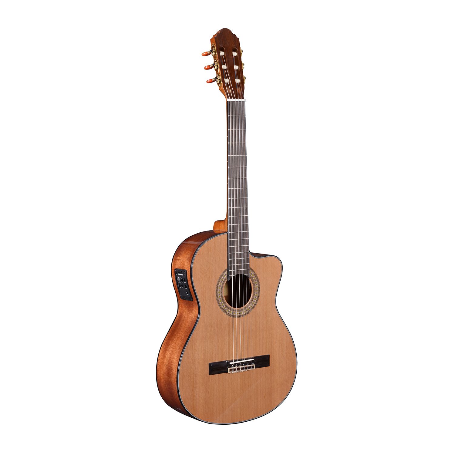 Artist HG39303CEQ Classical Guitar Cutaway Solid Cedar Top + EQ + HG Bag