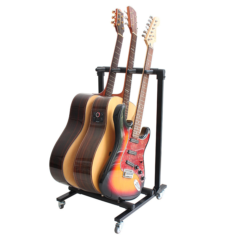 Violin Ukulele Flanger FL-03 Retractable Foldable Guitar Stand for All Guitars Bass 