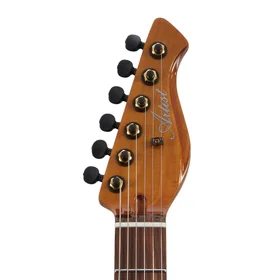 Customer Returned Artist AT Limba Semi-Hollow Natural Electric Guitar w/ Humbucker Pickups & Padded Bag thumbnail
