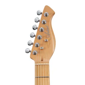 Customer Returned Artist AS10 Vintage Green Electric Guitar w/ Single Coil Pickups & Padded Bag thumbnail