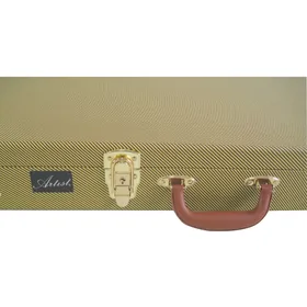 Artist AT57 Champagne Sparkle Electric Guitar & Tweed Case thumbnail