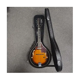 Damaged Artist MDA100EQ+C Sunburst Mandolin w/ Pickup & Black Hard Case thumbnail