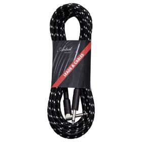 Artist FB15R-4PK 4.5m Braided Guitar Cable w/ Right-Angle Tip  thumbnail