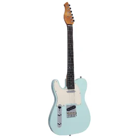 Artist AT53 Left Handed Vintage Green Electric Guitar w/ Hot Single Coil Pickups thumbnail