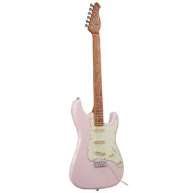 Artist ASMPP Pastel Pink Electric Guitar w/ Single Coil Pickups thumbnail