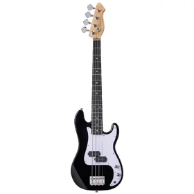Artist APG34 Black 3/4 Size Bass Guitar w/ Accessories thumbnail