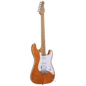 Artist AS30 Natural Flame Electric Guitar w/ HSS Pickups thumbnail