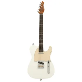 Artist AT53 White Electric Guitar & Tweed Case thumbnail