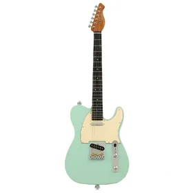 Artist AT53 Vintage Green Electric Guitar & Black Case thumbnail