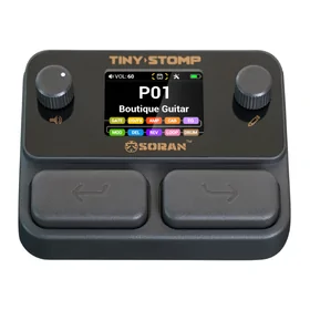 Soran JME03A Grey Tiny Stomp Desktop Multi Effects Processor w/ NAM Loader thumbnail
