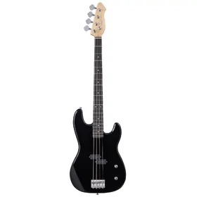 Artist APB Black Bass Guitar w/ Accessories & 15 Watt Amp thumbnail