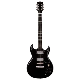 Customer Returned Artist AG1 Black Electric Guitar w/ Humbucker Pickups & Accessories thumbnail