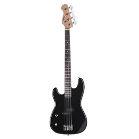 Customer Returned Artist APB Left Handed Black Electric Bass Guitar & Accessories thumbnail